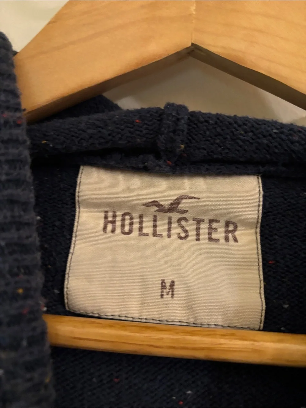 🥤Hollister Speckled Knit Hoodie